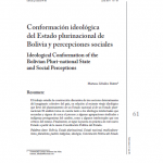 Conformación ideológica del Estado Plurinacional de Bolivia y percepciones sociales